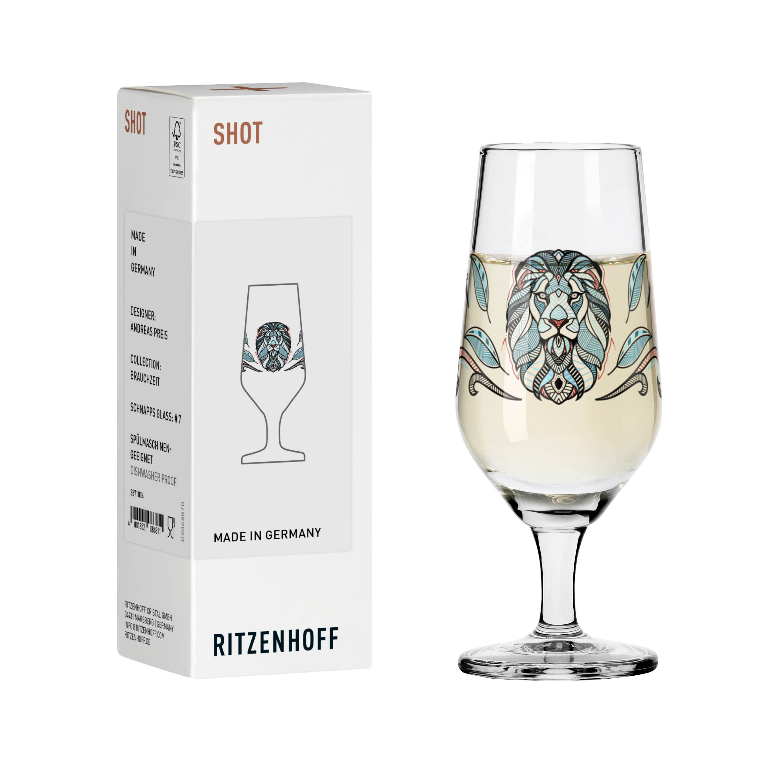 BRAUCHZEIT SCHNAPSGLAS #7 VON ANDREAS PREIS