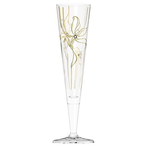 Champus Champagne Glass by Malika Novi