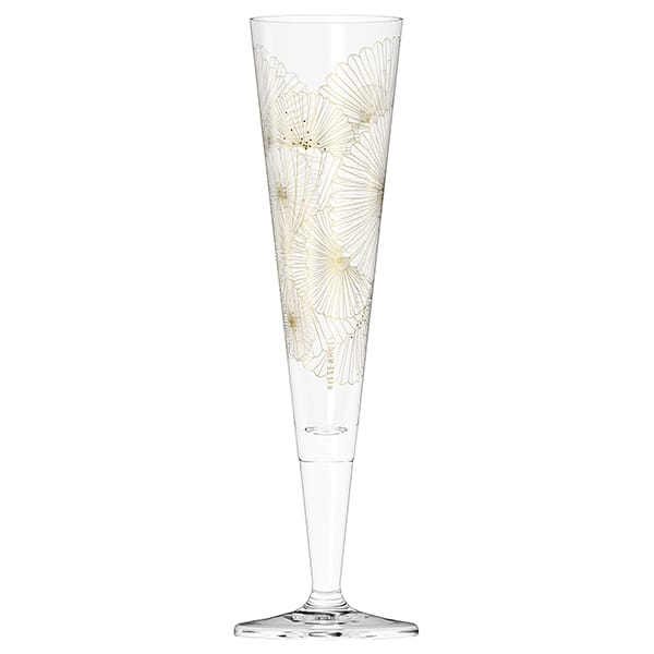 Champus Champagne Glass by Lenka Kühnertová (Golden Fans)