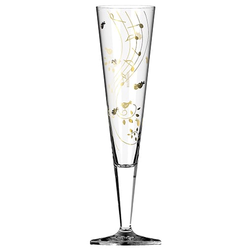 GOLDNACHT CHAMPAGNE GLASS #2 BY SIBYLLE MAYER