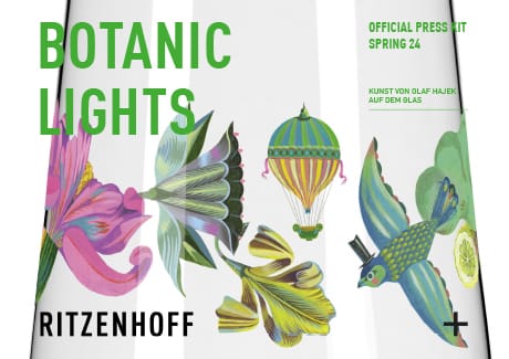 Botanic Lights – Kunst von Olaf Hajek auf dem Glas